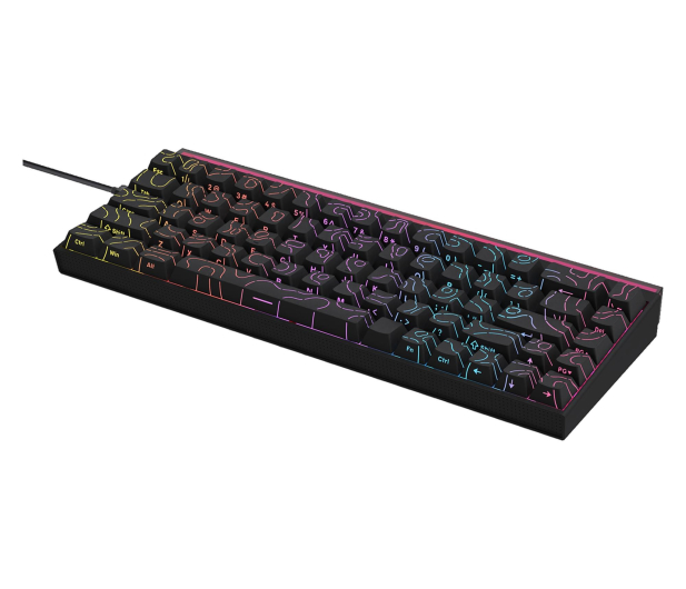 Ajazz NK68 Red Switch czarna - 1536377 - zdjęcie 2